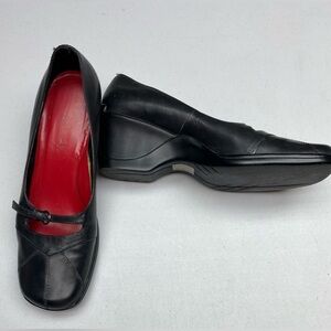 Alberto BLK Leather Slip-ons, 9 Spring Sale